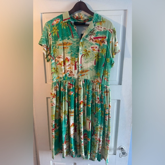 Micheline Pitt La Femme En Noir Alien Space Souvenir Dress XL - Picture 2 of 3